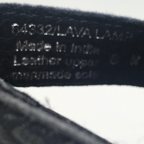 Diba True Lava Lamp Shooties Open Peep Toe Black Suede Booties Size 8 - Picture 7 of 10